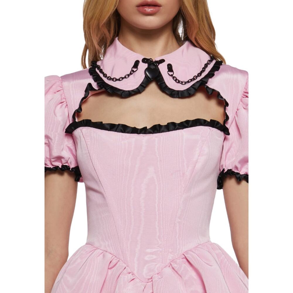 Sold Out Dolls Kill Sugar Thrillz Sweet Peculiarity Mini Dress Medium NWT - Picture 8 of 16